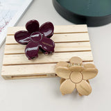 Delicate Small Flower Acetate Hair Clip Claw for Women