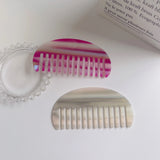 Gradient Hair Combs Natural Resin Hair Curls Shower Comb