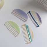 Gradient Hair Combs Natural Resin Hair Curls Shower Comb