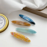 Acetate Oval Shape Hair Clips High-end Barrettes Clip Accessories