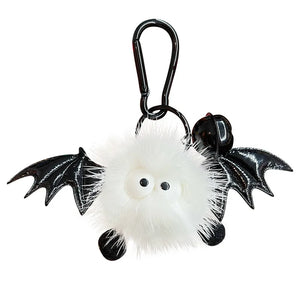 Little Demon Hair Ball Car Keychain for Women