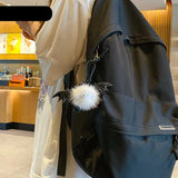 Little Demon Hair Ball Car Keychain for Women