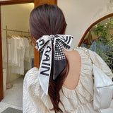 Pearl Headband Rope Ribbon Scarf Hairbands Gentle Lady Hair Belt