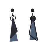 Geometric Clip on Earrings Retro Tassel Ear Clips Jewelry