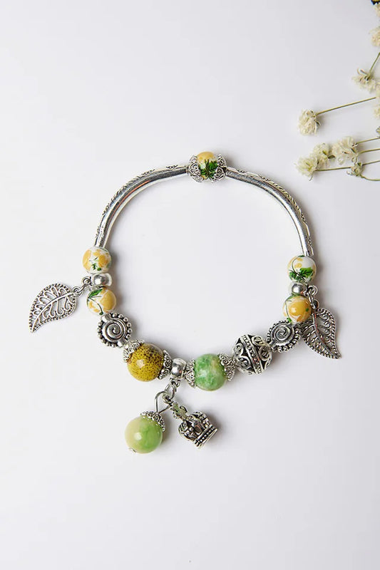 Mori Series Sandstone Crystal Crown Bracelet DIY Jewelry