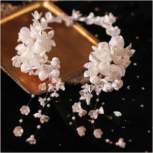 Petal Pendant Flower Headband Bride Hair Band Wedding Hair Accessories
