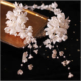 Petal Pendant Flower Headband Bride Hair Band Wedding Hair Accessories