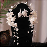 Petal Pendant Flower Headband Bride Hair Band Wedding Hair Accessories