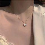 Heart Crystal Pendant Necklace for Women