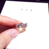 14k Real Geometry Women's Ring Adjustable Romantic Minimalist
