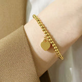 Cuff Bracelet for Women Ball Love Pendant Upper Arm Accessories