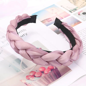 Chiffon Braid Hair Hoop For Women