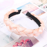 Chiffon Braid Hair Hoop For Women