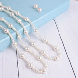 Multilayer Long Pearl Necklace Stacked Temperament Versatile Sweater Chain
