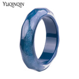 Colorful Wide Resin Bracelet Retro Jewelry for Women Girls