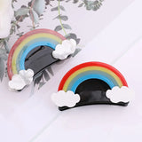 Rainbow INS Hair Claws Hair Accessories for Women Girls