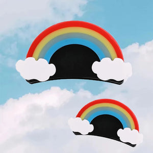 Rainbow INS Hair Claws Hair Accessories for Women Girls