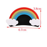 Rainbow INS Hair Claws Hair Accessories for Women Girls