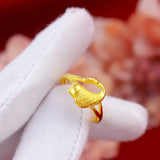 24K Lucky Fish Pendant Necklace for Women Jewelry Choker