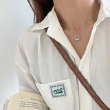 S925 Silver Smart Clavicle Stars Beating Necklace for Women