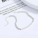 Sterling Silver Ball Chains Bracelet Charm Jewelry Gift