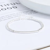 Sterling Silver Ball Chains Bracelet Charm Jewelry Gift