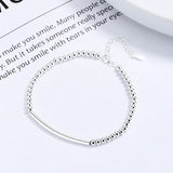 Sterling Silver Ball Chains Bracelet Charm Jewelry Gift