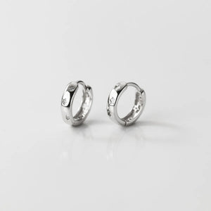 S925 Crystal Hollow Star Clip Earrings Wedding Party Jewelry