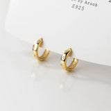 S925 Crystal Hollow Star Clip Earrings Wedding Party Jewelry
