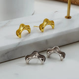 Irregular Pea Earrings 925 Sterling Silver
