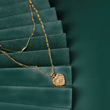 S925 Sterling Silver Necklace Double Layer Necklaces Women Jewelry
