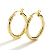 S925 Silver Geometric Circle Earrings Niche Tremella Ornaments
