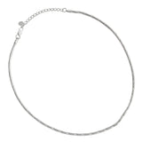 S925 Sterling Silver Necklace Snake Bone Chain Choker
