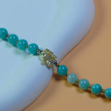 Jade Flower Zircon Pearl Bracelet Jewelry Gift for Ladies