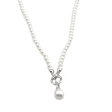 Statement Pearls Long Necklace For Women Personality Chains Big Pendant