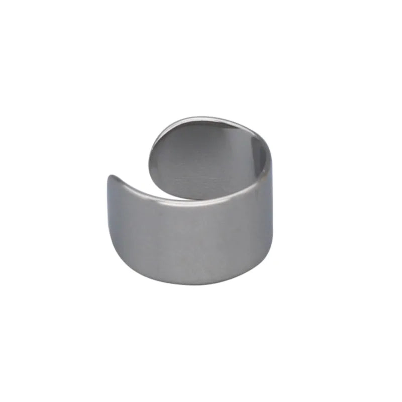 Steel Buckle Ear Clip Earrings Without Piercing for Women