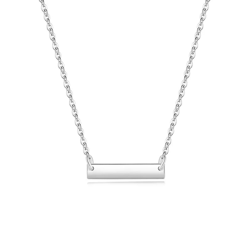 Sterling Silver 925 Choker Chain Pendant Necklaces EMNL021