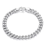 925 Silver Men's Bracelet, Couple Bracelets Set