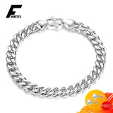 925 Silver Men's Bracelet, Couple Bracelets Set