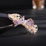 Rhinestone Spring Clip Hair Ornament