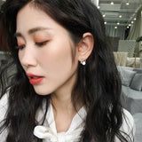 Classic Asymmetric D Letter Colour Earrings Women's Party Jewelry