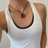 Acrylic Flower Choker Necklace - All-match Statement Jewelry