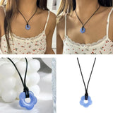 Acrylic Flower Choker Necklace - All-match Statement Jewelry