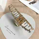 Pearl Hair Claws Rhinestone Headwear Styling Accessories