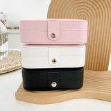 Portable Jewelry Storage Box with Fresh Style Design
