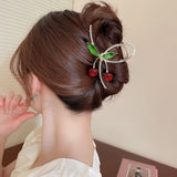 Colorful Cherry Hair Claw Clips for Women