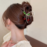 Colorful Cherry Hair Claw Clips for Women
