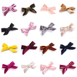 Velvet Hairpins Sweet Bow Hair Clips Classic Hair Accessory