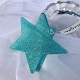 Harajuku Big Pink Purple Star Shining Powder Grab Clip