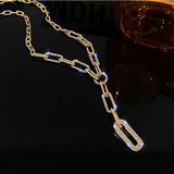 Hip-Hop Metal Chain Necklaces Gothic Jewelry